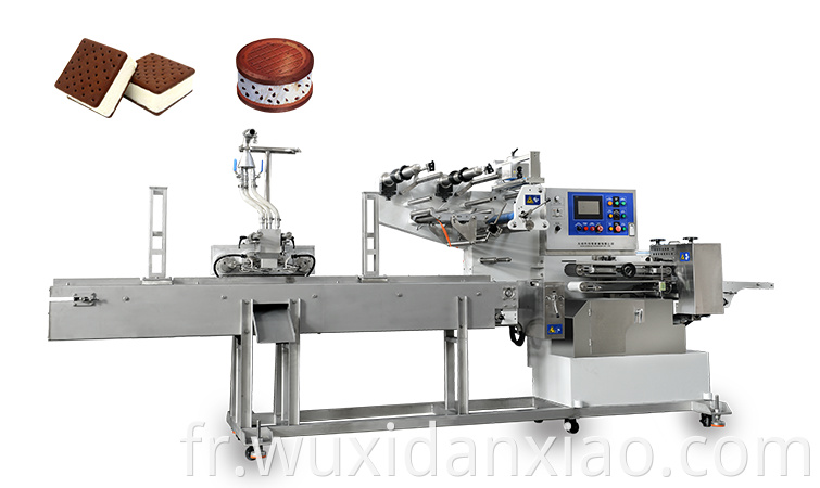  sandwich ice cream packing machinne